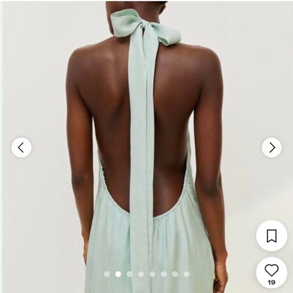 H & M NWTs Backless Halter Dress - Picture 3 of 5